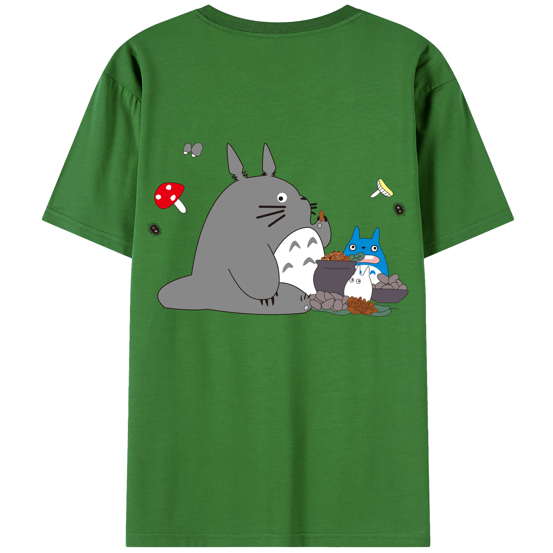 （画像用） となりのトトロ 草壁メイ 草壁サツキ My Neighbor Totoro Satsuki Kusakabe Mei Kusakabe レディース半袖Tシャツ(バックプリント)